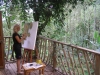 Linda Moskalyk - Painting at my studio